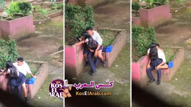 سكس في الشارع بنت مع صاحبها ينيكها في جنينة لابسة چيبة وخايف حد يشوف
